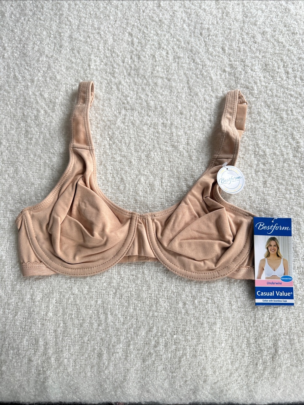 Bestform Everyday Full Coverage Underwire Bra - Nude